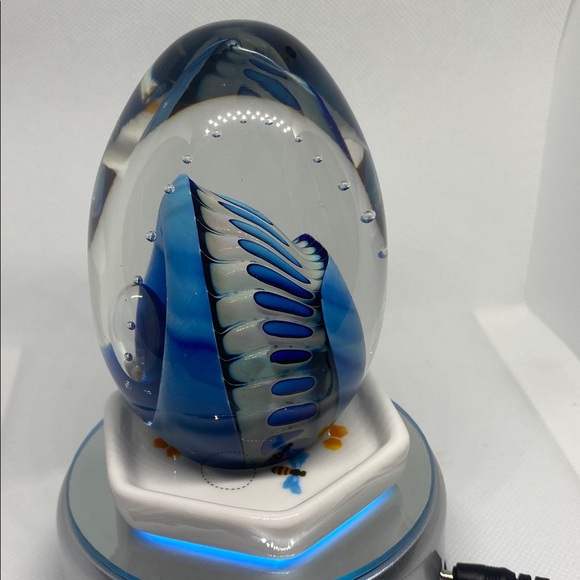 Vintage Glass Paperweight/Art Piece - Picture 5 of 7